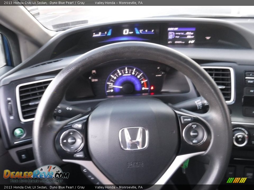 2013 Honda Civic LX Sedan Steering Wheel Photo #19