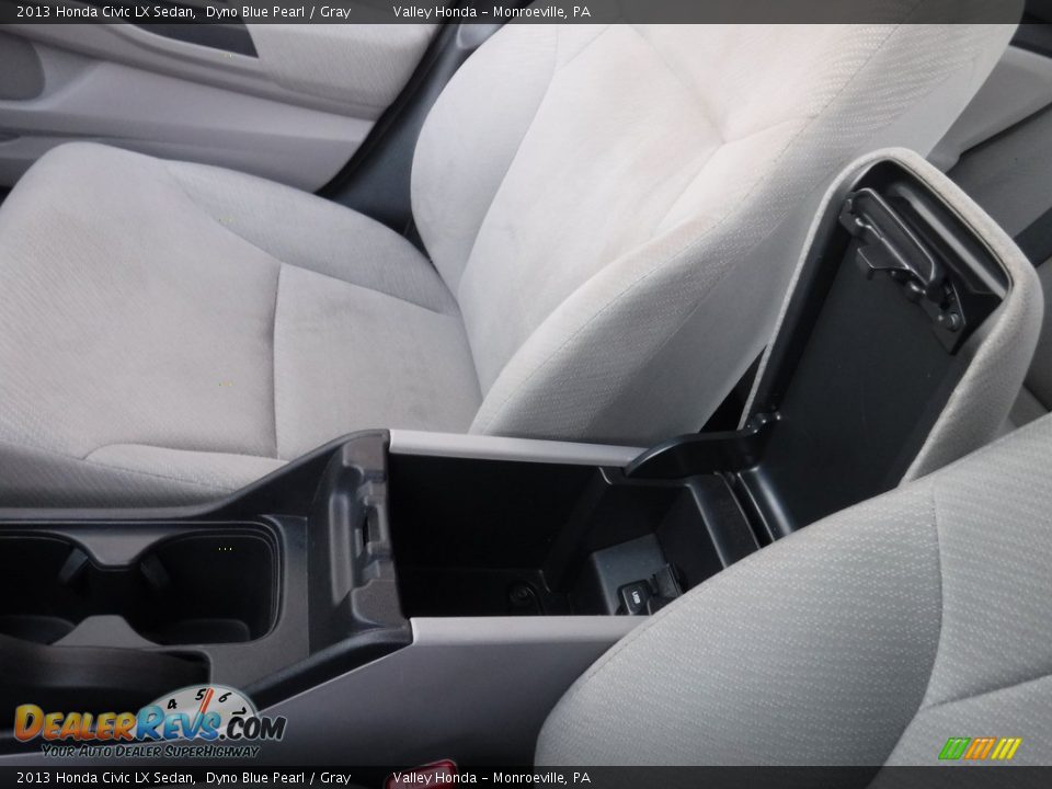 2013 Honda Civic LX Sedan Dyno Blue Pearl / Gray Photo #22