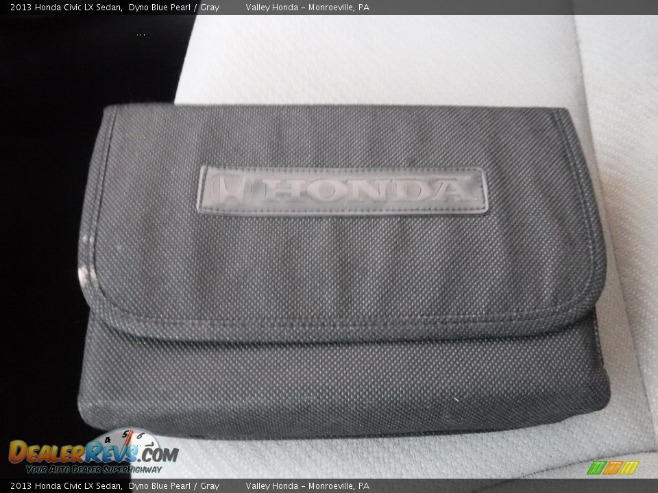 2013 Honda Civic LX Sedan Dyno Blue Pearl / Gray Photo #26