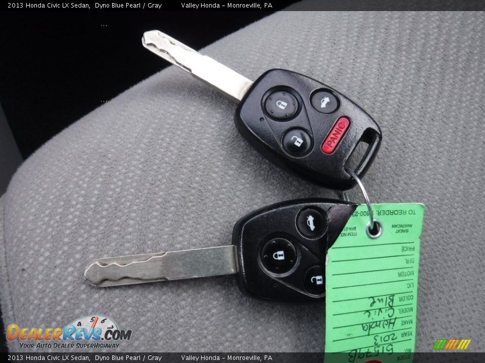 Keys of 2013 Honda Civic LX Sedan Photo #27