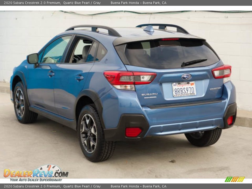 2020 Subaru Crosstrek 2.0 Premium Quartz Blue Pearl / Gray Photo #2