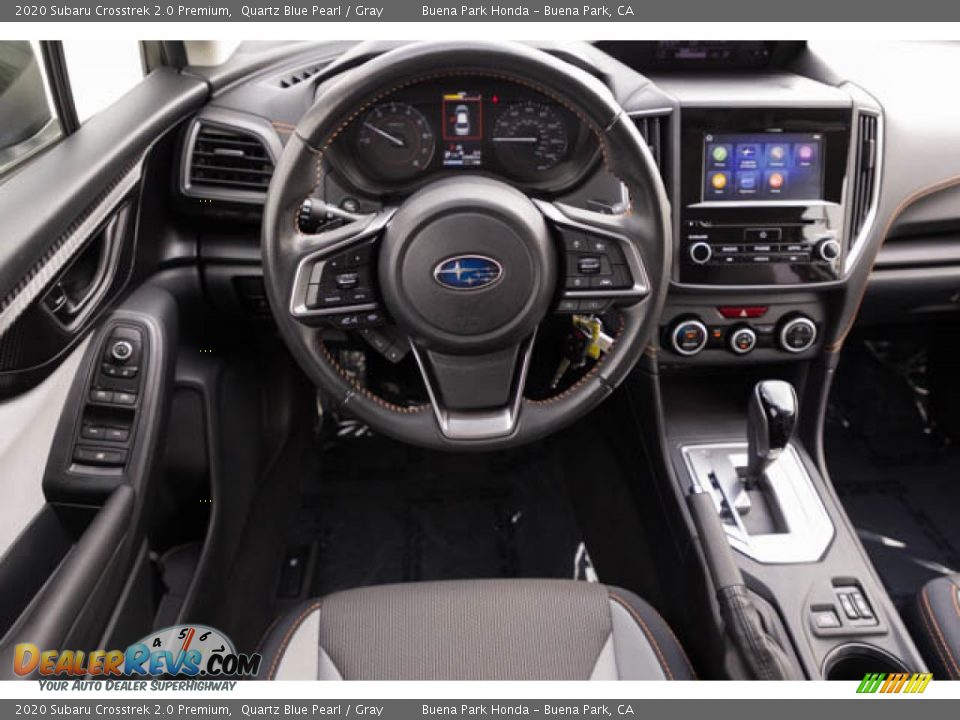 2020 Subaru Crosstrek 2.0 Premium Quartz Blue Pearl / Gray Photo #5