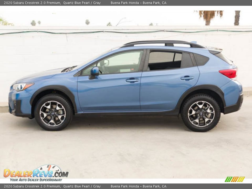 2020 Subaru Crosstrek 2.0 Premium Quartz Blue Pearl / Gray Photo #8