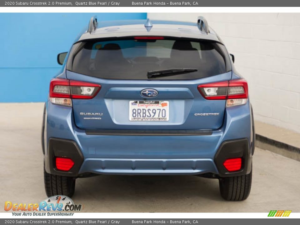 2020 Subaru Crosstrek 2.0 Premium Quartz Blue Pearl / Gray Photo #9