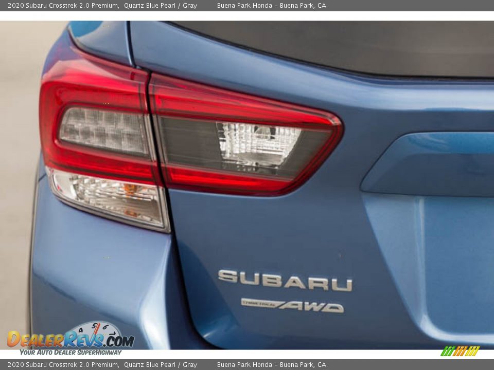 2020 Subaru Crosstrek 2.0 Premium Quartz Blue Pearl / Gray Photo #10