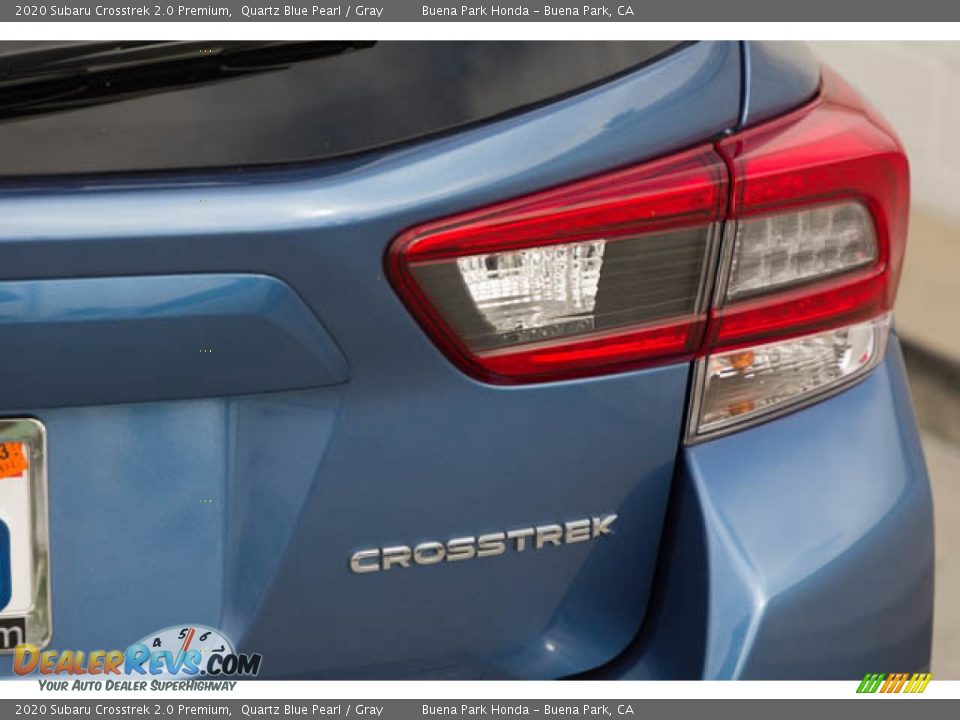 2020 Subaru Crosstrek 2.0 Premium Quartz Blue Pearl / Gray Photo #11