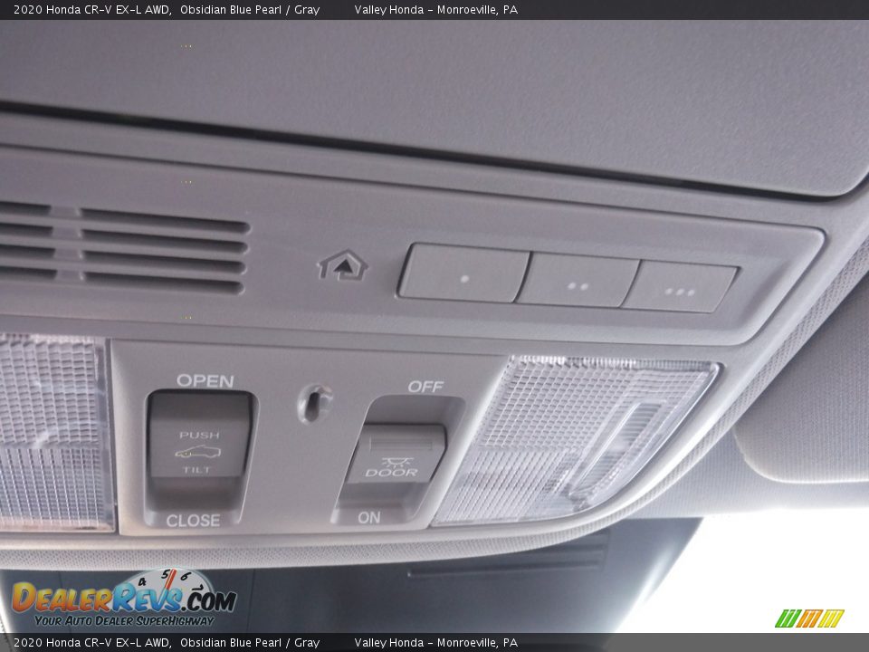 2020 Honda CR-V EX-L AWD Obsidian Blue Pearl / Gray Photo #22