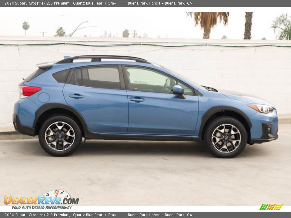 2020 Subaru Crosstrek 2.0 Premium Quartz Blue Pearl / Gray Photo #12