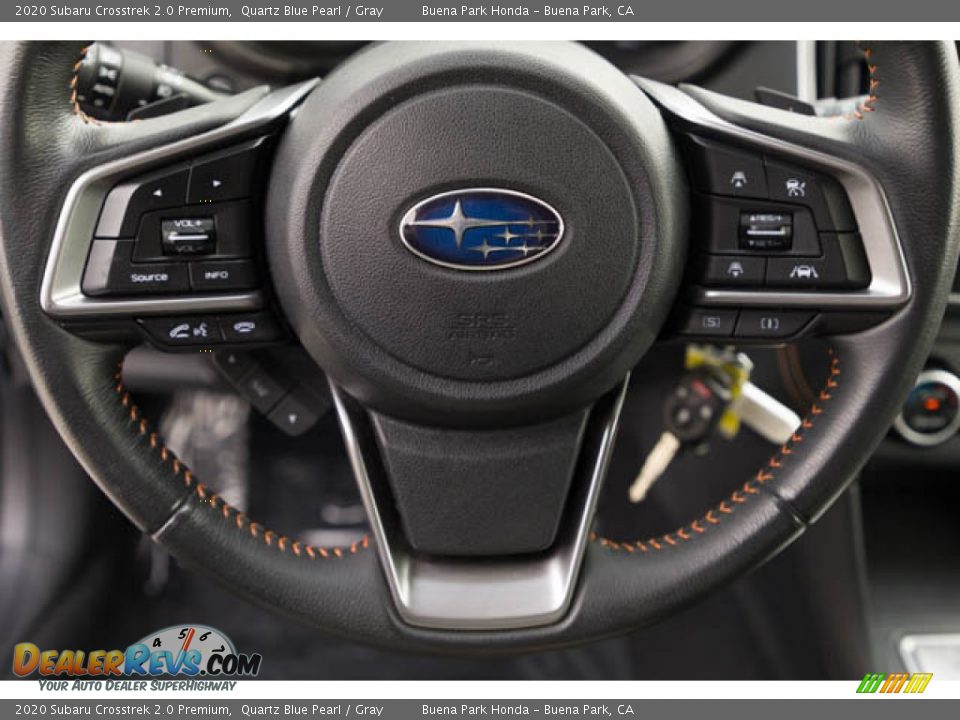 2020 Subaru Crosstrek 2.0 Premium Quartz Blue Pearl / Gray Photo #13