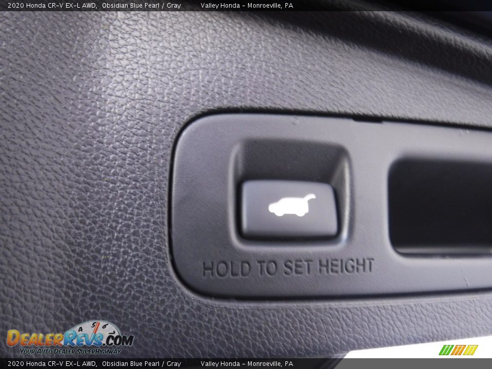 2020 Honda CR-V EX-L AWD Obsidian Blue Pearl / Gray Photo #31