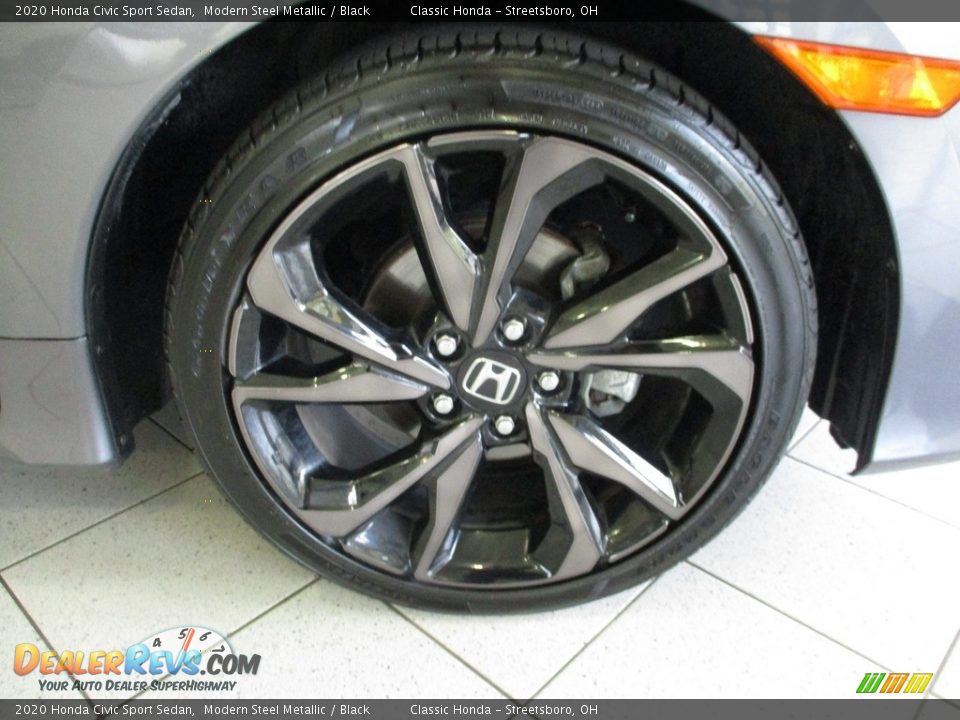 2020 Honda Civic Sport Sedan Modern Steel Metallic / Black Photo #5