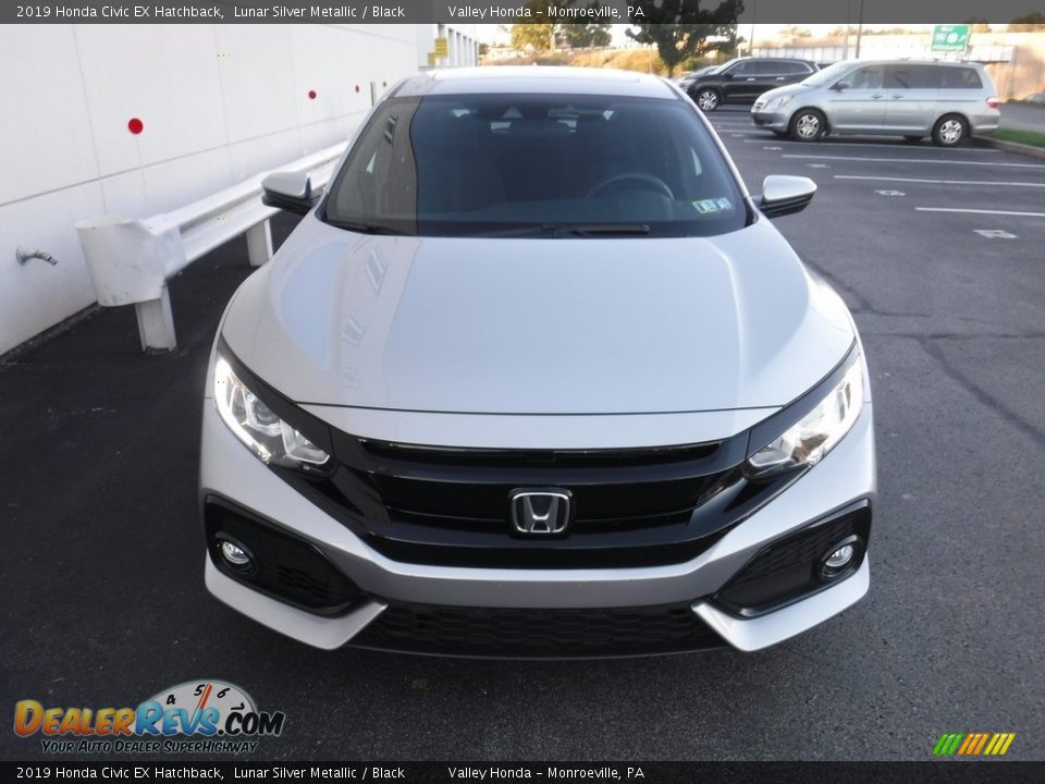 2019 Honda Civic EX Hatchback Lunar Silver Metallic / Black Photo #5