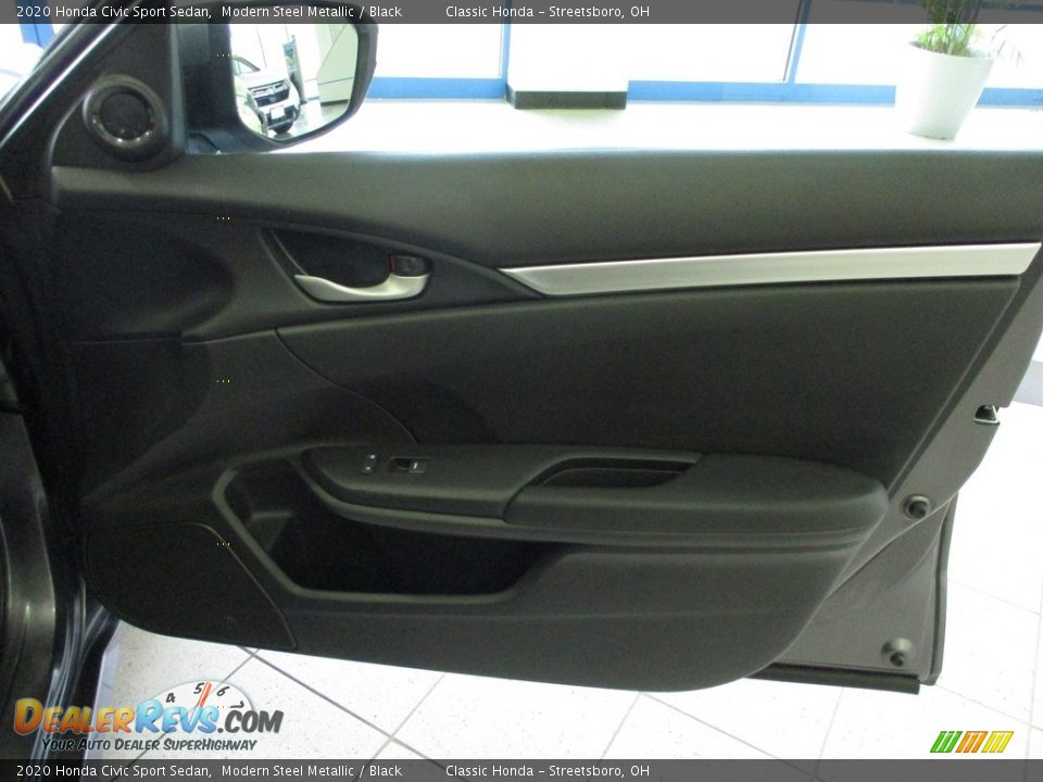 2020 Honda Civic Sport Sedan Modern Steel Metallic / Black Photo #14