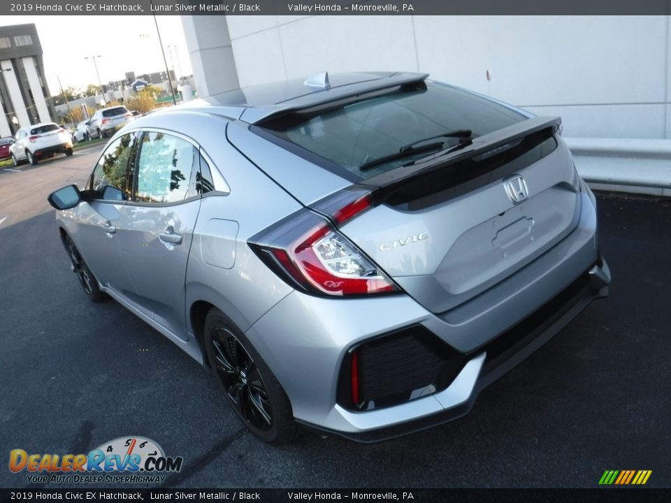 2019 Honda Civic EX Hatchback Lunar Silver Metallic / Black Photo #9