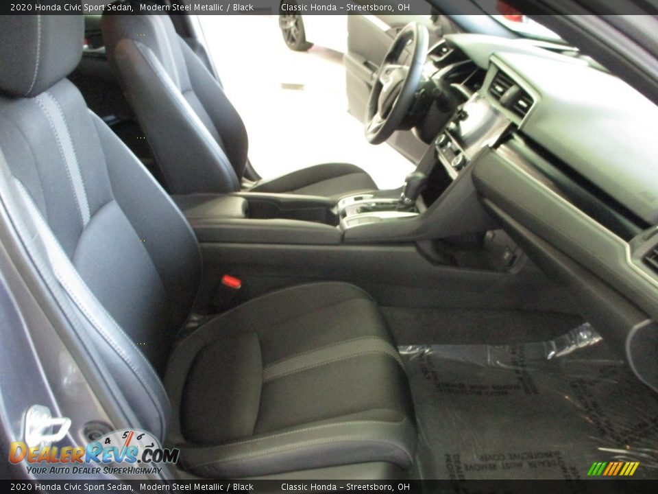 2020 Honda Civic Sport Sedan Modern Steel Metallic / Black Photo #16