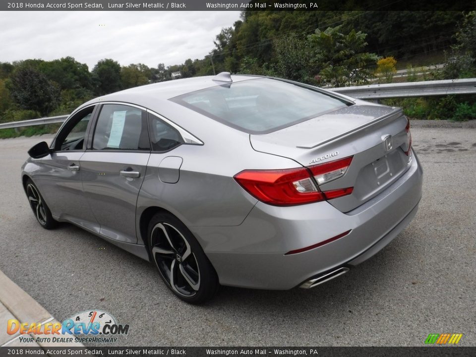 2018 Honda Accord Sport Sedan Lunar Silver Metallic / Black Photo #11