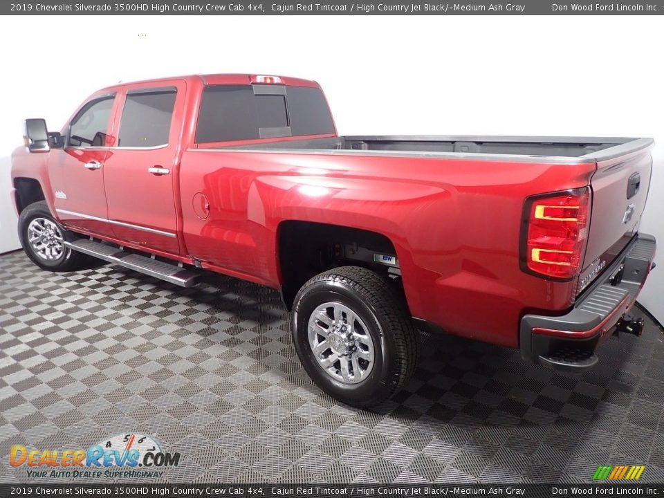 2019 Chevrolet Silverado 3500HD High Country Crew Cab 4x4 Cajun Red Tintcoat / High Country Jet Black/­Medium Ash Gray Photo #14