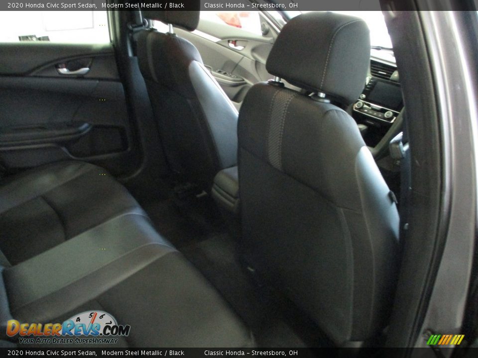 2020 Honda Civic Sport Sedan Modern Steel Metallic / Black Photo #18