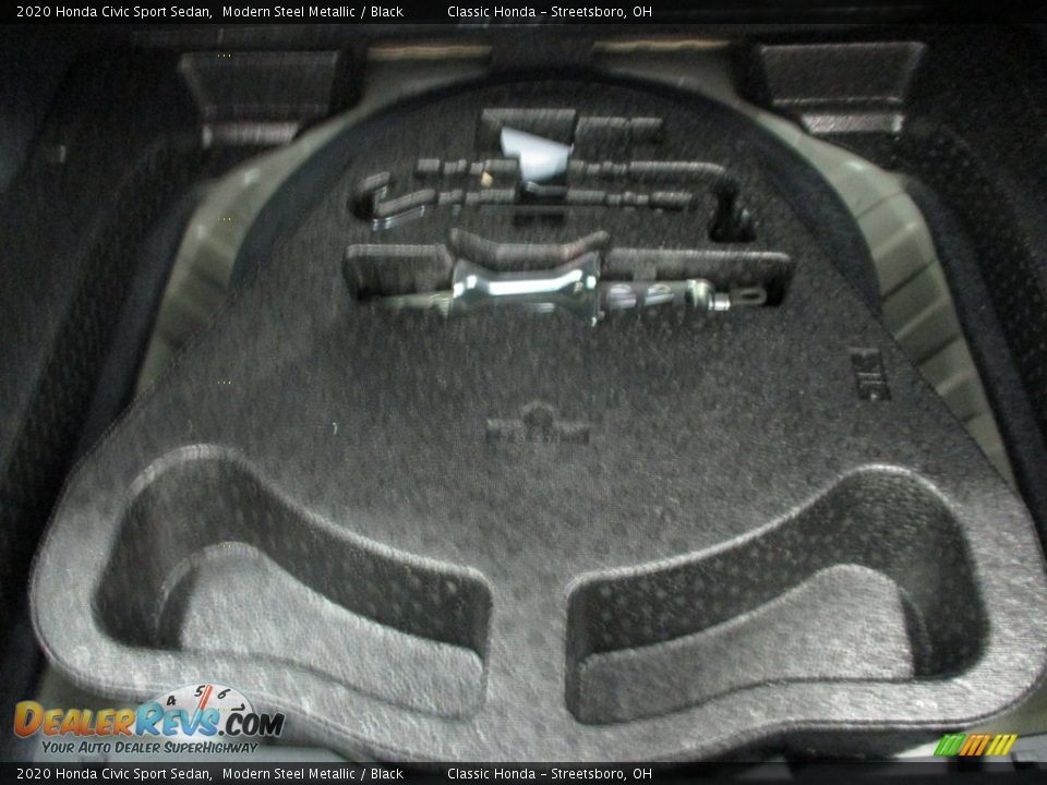 2020 Honda Civic Sport Sedan Modern Steel Metallic / Black Photo #21