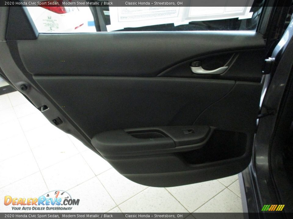 2020 Honda Civic Sport Sedan Modern Steel Metallic / Black Photo #22