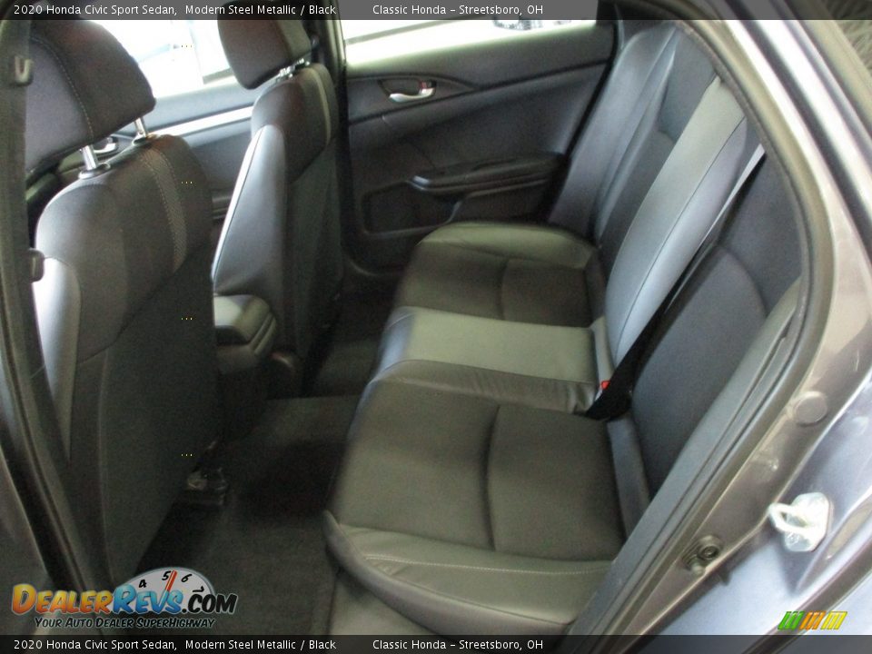 2020 Honda Civic Sport Sedan Modern Steel Metallic / Black Photo #24