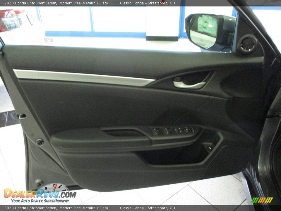 2020 Honda Civic Sport Sedan Modern Steel Metallic / Black Photo #25
