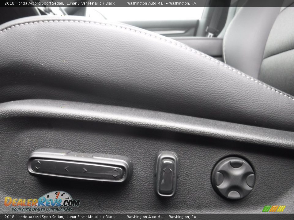 2018 Honda Accord Sport Sedan Lunar Silver Metallic / Black Photo #21