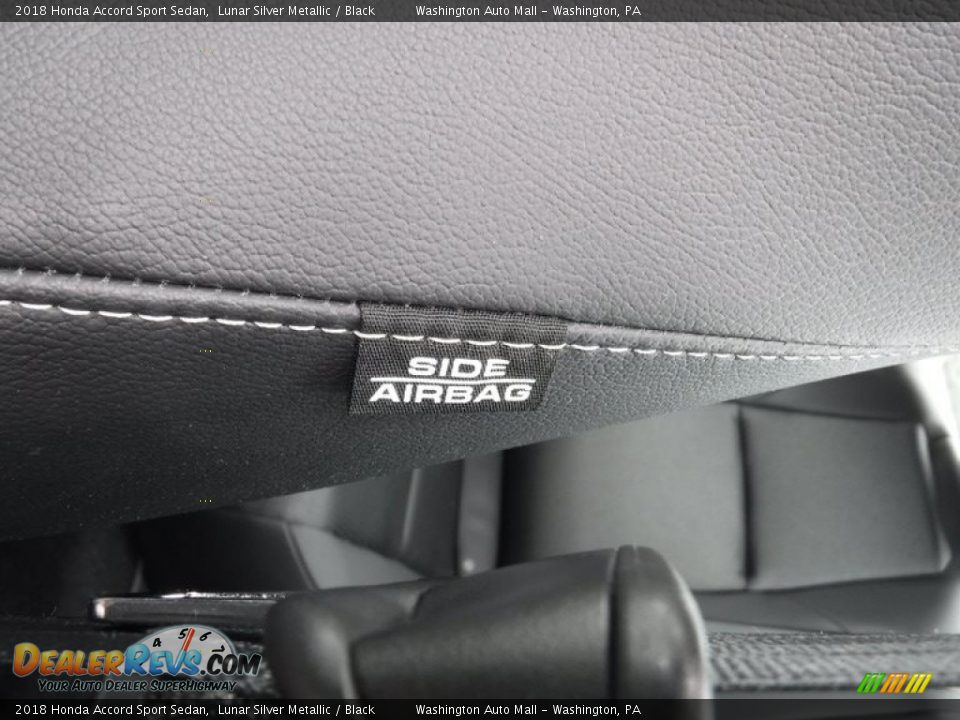 2018 Honda Accord Sport Sedan Lunar Silver Metallic / Black Photo #22
