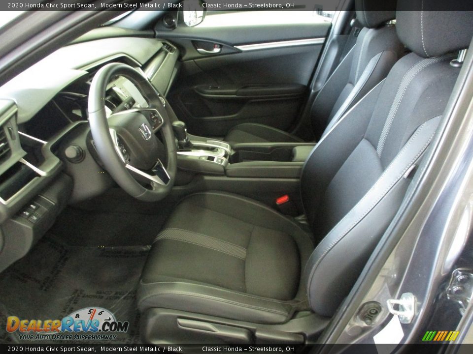 2020 Honda Civic Sport Sedan Modern Steel Metallic / Black Photo #27