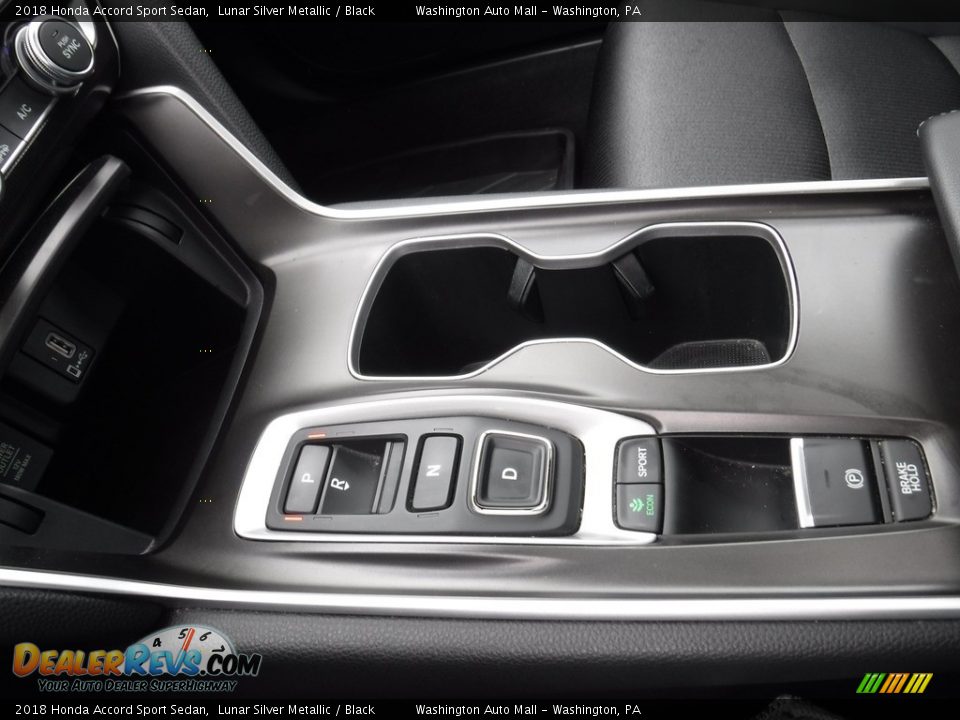 2018 Honda Accord Sport Sedan Lunar Silver Metallic / Black Photo #23