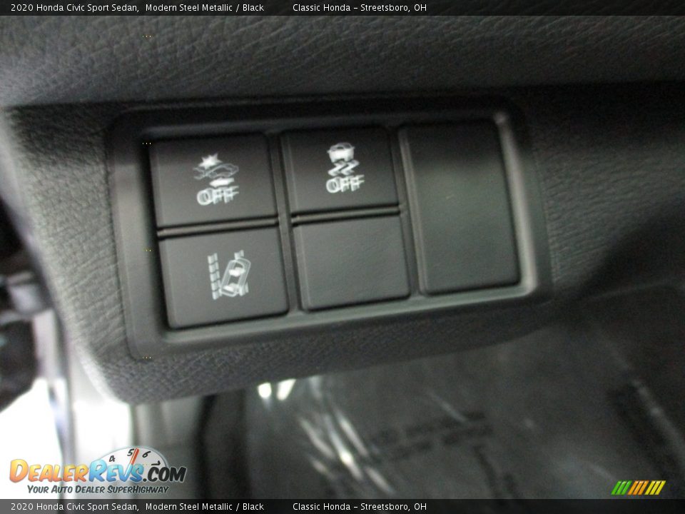 2020 Honda Civic Sport Sedan Modern Steel Metallic / Black Photo #28