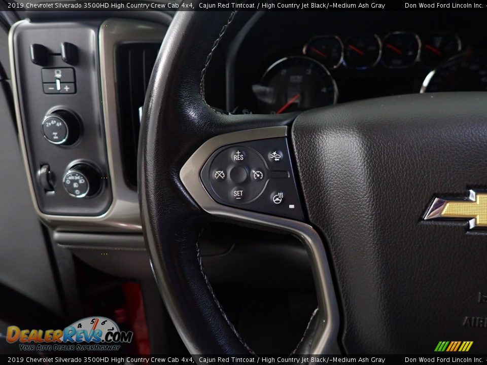 2019 Chevrolet Silverado 3500HD High Country Crew Cab 4x4 Cajun Red Tintcoat / High Country Jet Black/­Medium Ash Gray Photo #27