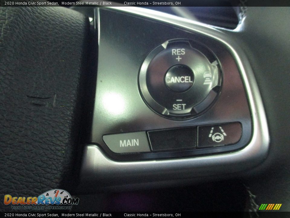 2020 Honda Civic Sport Sedan Modern Steel Metallic / Black Photo #31
