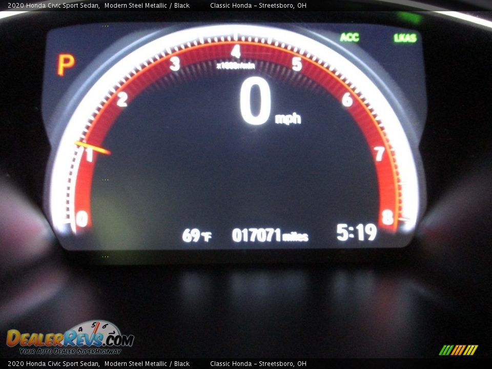 2020 Honda Civic Sport Sedan Modern Steel Metallic / Black Photo #32