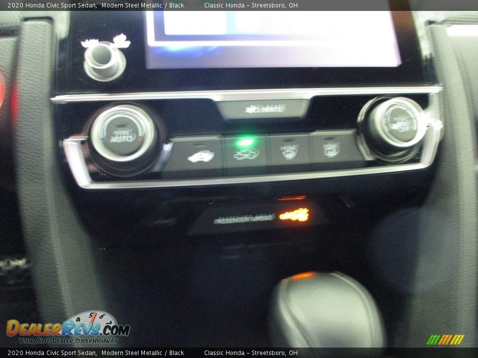 2020 Honda Civic Sport Sedan Modern Steel Metallic / Black Photo #34