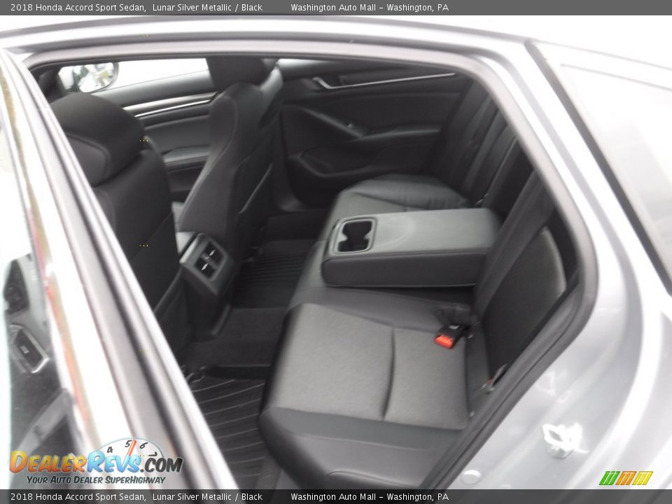 2018 Honda Accord Sport Sedan Lunar Silver Metallic / Black Photo #29