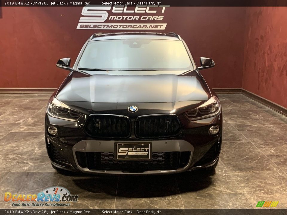 2019 BMW X2 xDrive28i Jet Black / Magma Red Photo #2