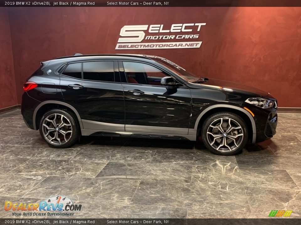 2019 BMW X2 xDrive28i Jet Black / Magma Red Photo #4