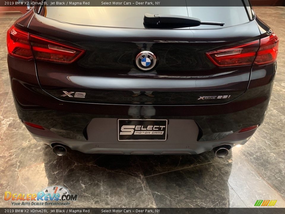 2019 BMW X2 xDrive28i Jet Black / Magma Red Photo #5