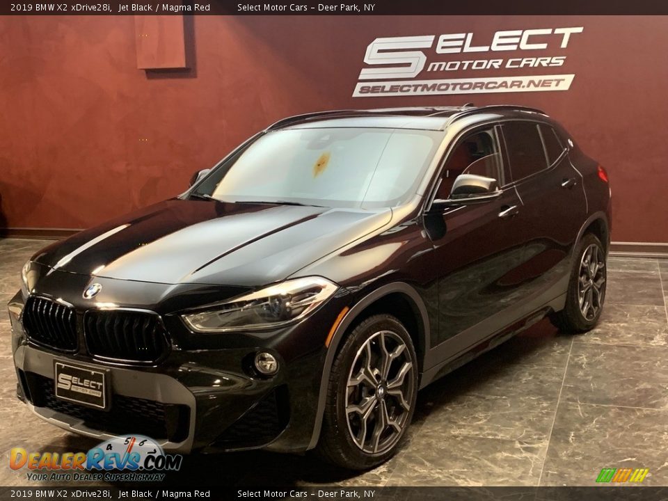 2019 BMW X2 xDrive28i Jet Black / Magma Red Photo #6