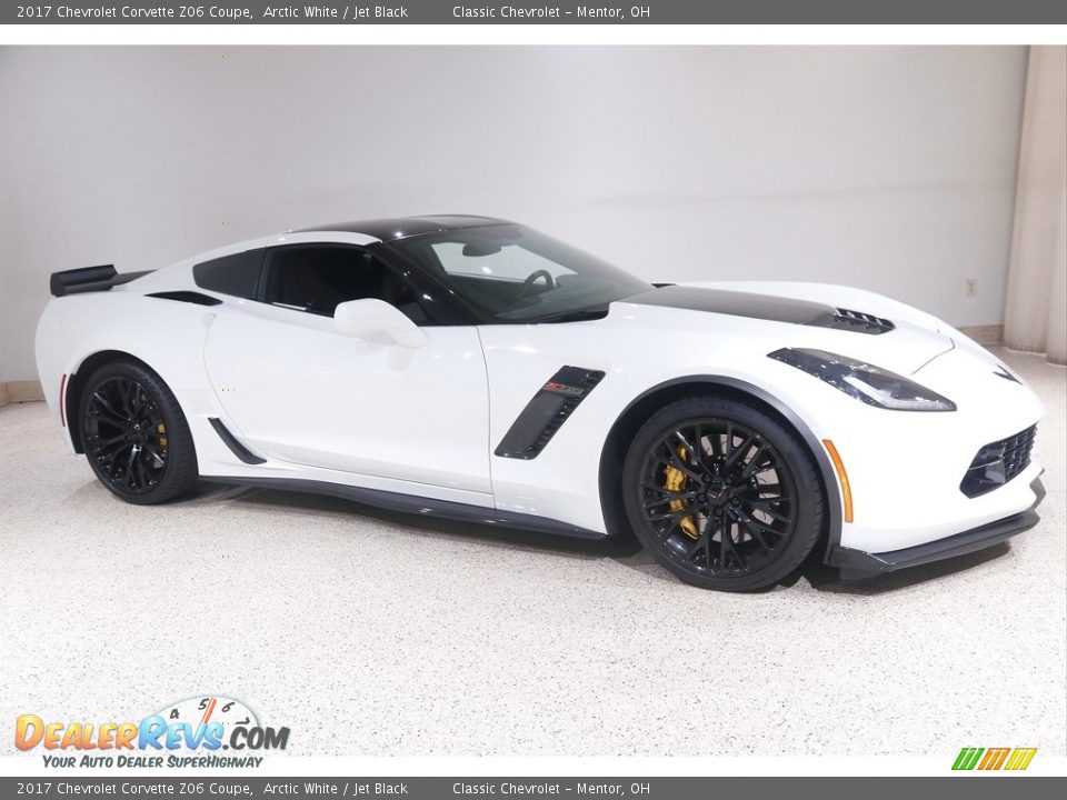 2017 Chevrolet Corvette Z06 Coupe Arctic White / Jet Black Photo #1