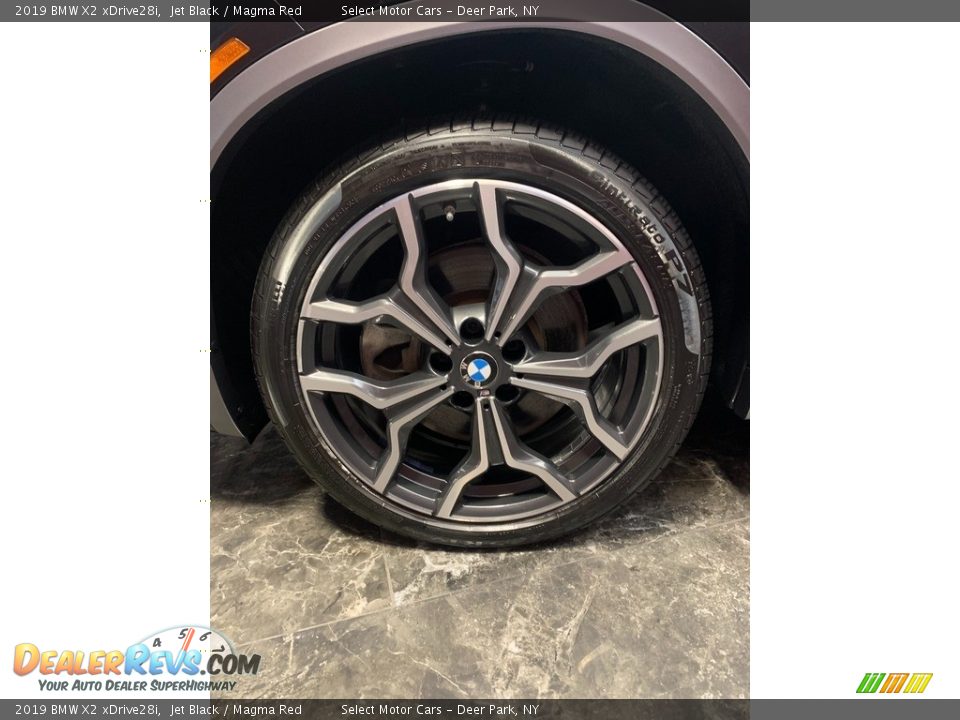 2019 BMW X2 xDrive28i Jet Black / Magma Red Photo #8