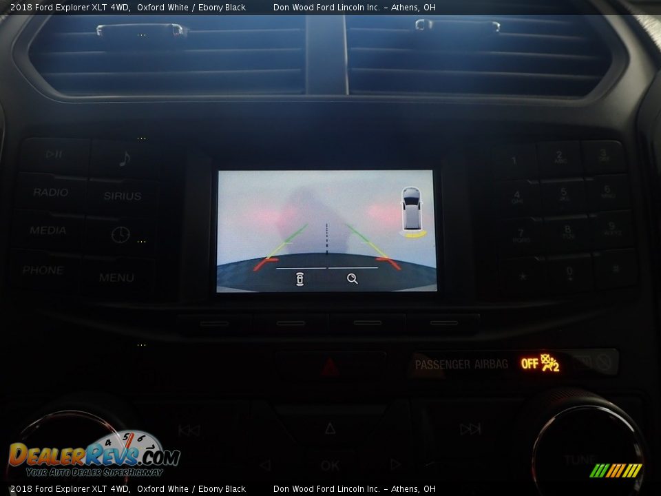 2018 Ford Explorer XLT 4WD Oxford White / Ebony Black Photo #2