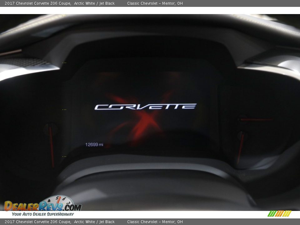 2017 Chevrolet Corvette Z06 Coupe Arctic White / Jet Black Photo #9