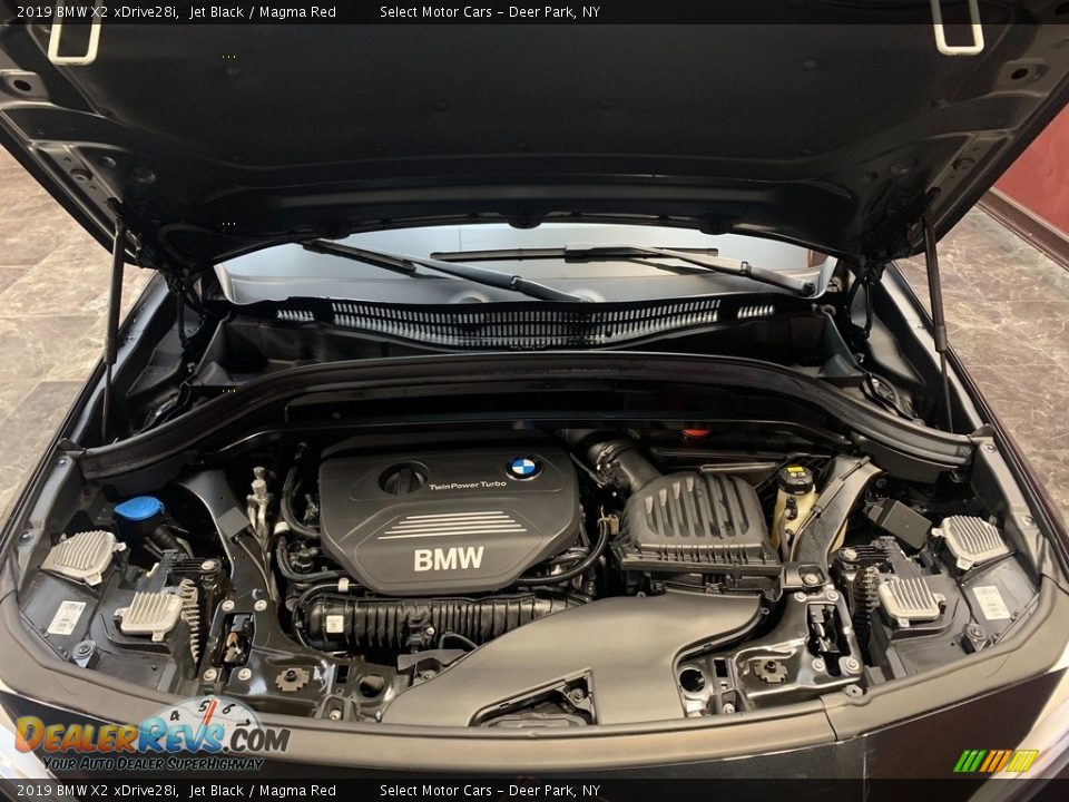 2019 BMW X2 xDrive28i Jet Black / Magma Red Photo #18