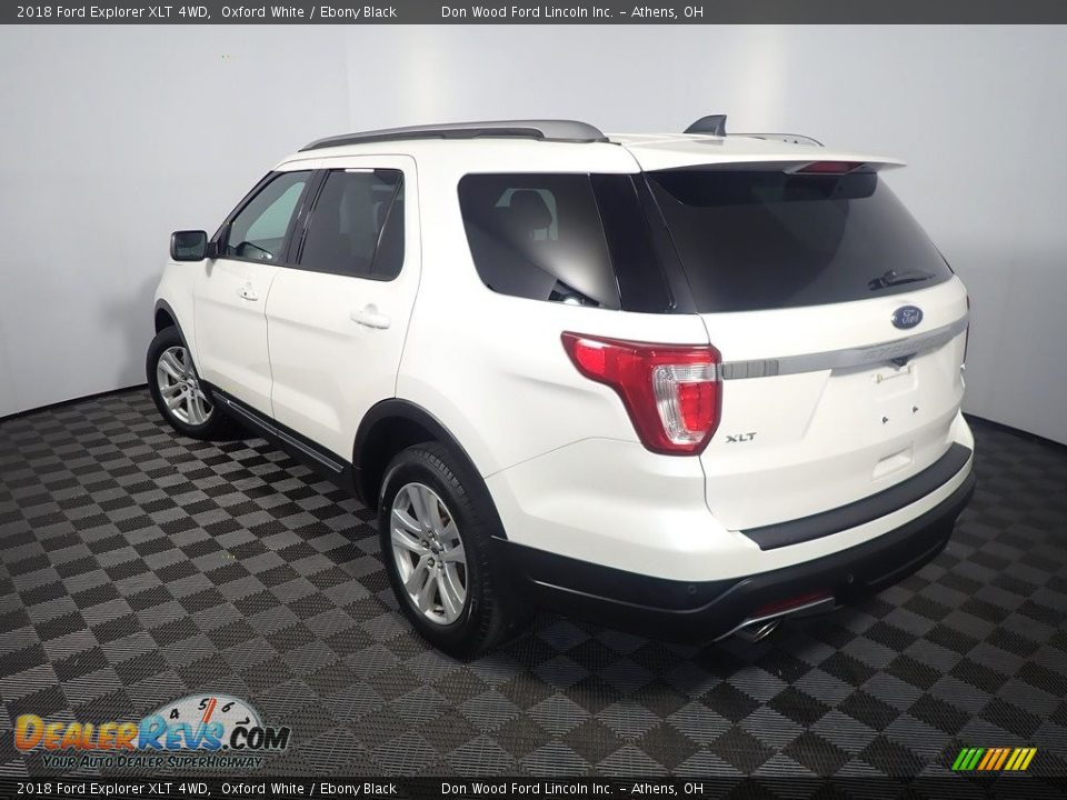 2018 Ford Explorer XLT 4WD Oxford White / Ebony Black Photo #12