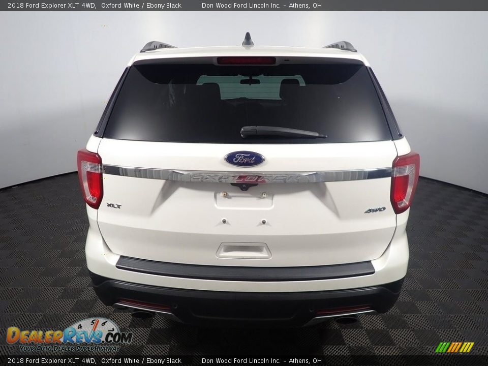 2018 Ford Explorer XLT 4WD Oxford White / Ebony Black Photo #13