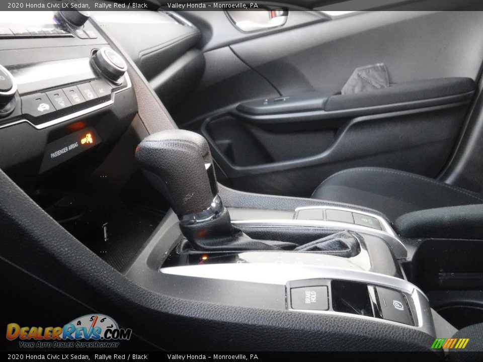 2020 Honda Civic LX Sedan Rallye Red / Black Photo #16