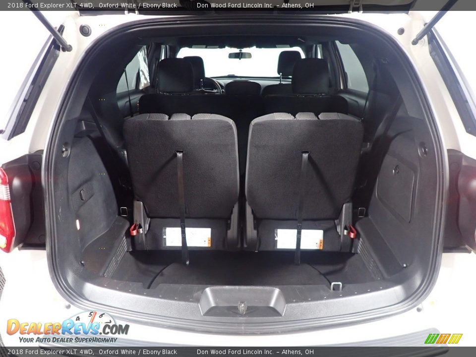 2018 Ford Explorer XLT 4WD Oxford White / Ebony Black Photo #15