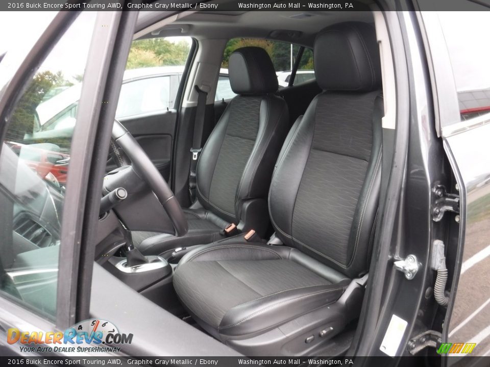 Front Seat of 2016 Buick Encore Sport Touring AWD Photo #21